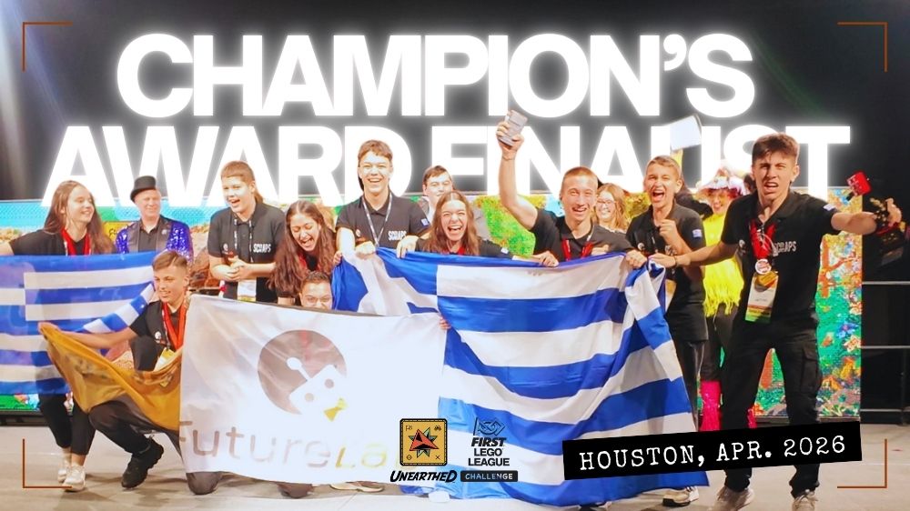 Οι SCRAPS by FutureLab κατέκτησαν το Champion Award Finalist στο World Championship FLL 2026