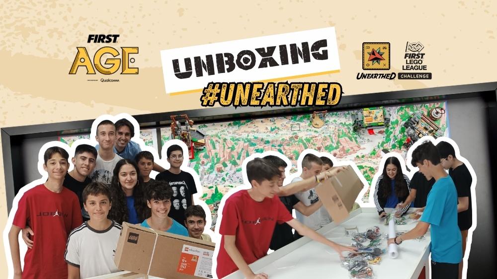 Πραγματοποιήθηκε το καθιερωμένο Unboxing για την πίστα του FLL 2026 #UNEARTHED